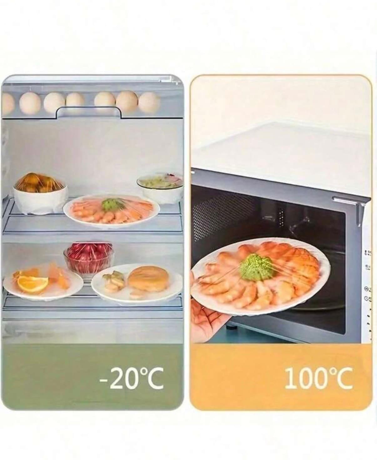 غلاف صحون بلاستيك 500قطعه 
